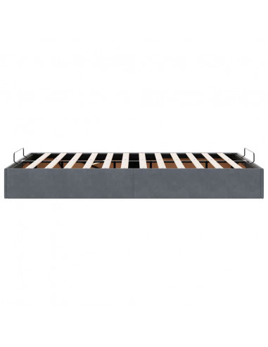 Struttura Letto Pouf Senza Materasso 80x200 cm Velluto