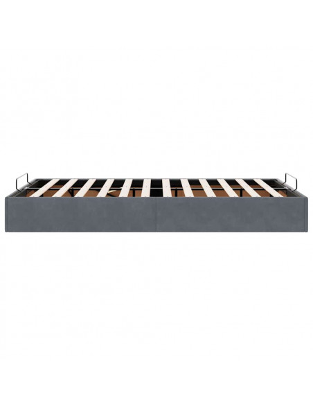 Struttura Letto Pouf Senza Materasso 80x200 cm Velluto