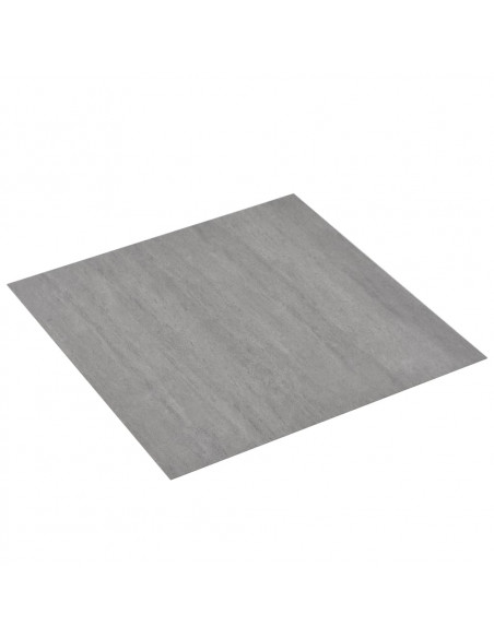 Listoni Pavimenti Adesivi 20 pz in PVC 1,86 m² Grigio Granito