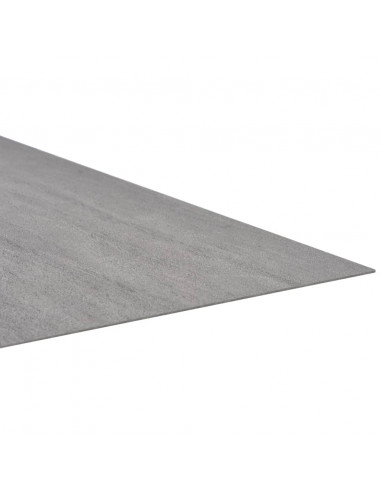 Listoni Pavimenti Adesivi 20 pz in PVC 1,86 m² Grigio Granito