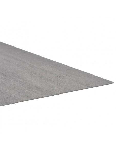 Listoni Pavimenti Adesivi 20 pz in PVC 1,86 m² Grigio Granito
