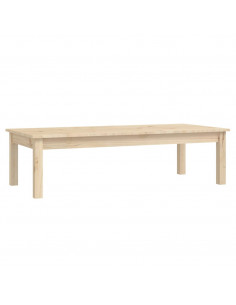 Tavolino da Salotto 110x50x30 cm Legno Massello di Pino