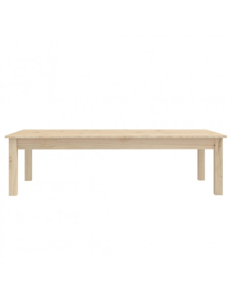 Tavolino da Salotto 110x50x30 cm Legno Massello di Pino