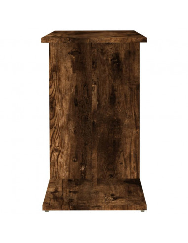 Tavolino da Salotto Rovere Fumo 50x30x50cm Legno Multistrato
