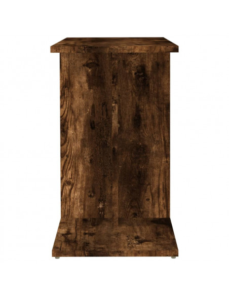 Tavolino da Salotto Rovere Fumo 50x30x50cm Legno Multistrato