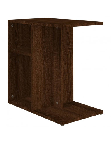 Tavolino da Salotto Rovere Marrone 50x30x50cm Legno Multistrato
