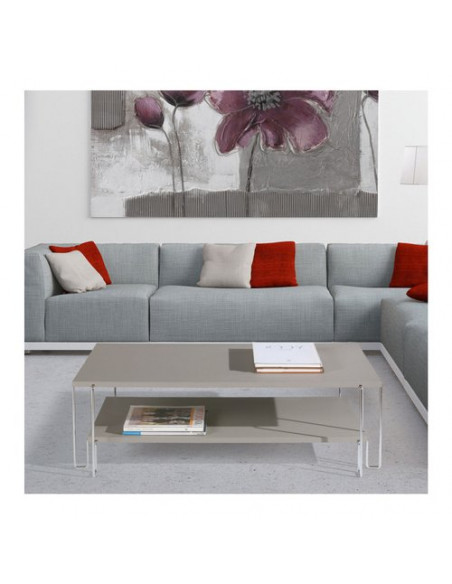 Tavolino Living Design 1080T QUASAR Tortora