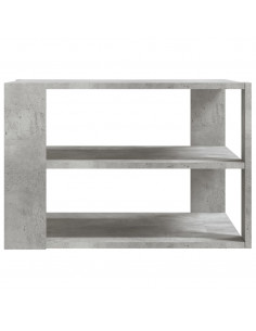 Tavolino da Salotto Grigio Cemento 59,5x59,5x40 cm Multistrato