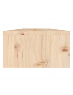 Supporto per Monitor 50x24x13 cm in Legno Massello di Pino