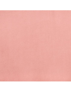 Testiera ad Orecchio Rosa 163x16x78/88 cm in Velluto