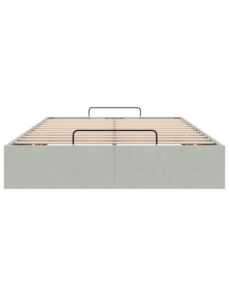 Struttura Letto Pouf Senza Materasso 120x190 cm Velluto
