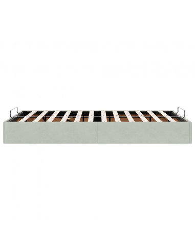 Struttura Letto Pouf Senza Materasso 120x190 cm Velluto