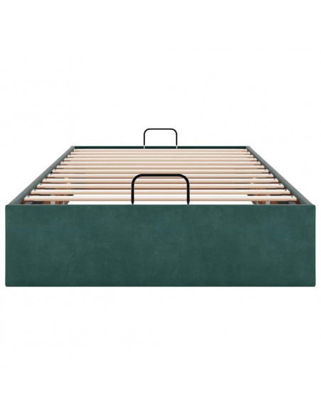 Struttura Letto Pouf Senza Materasso 80x200 cm Velluto