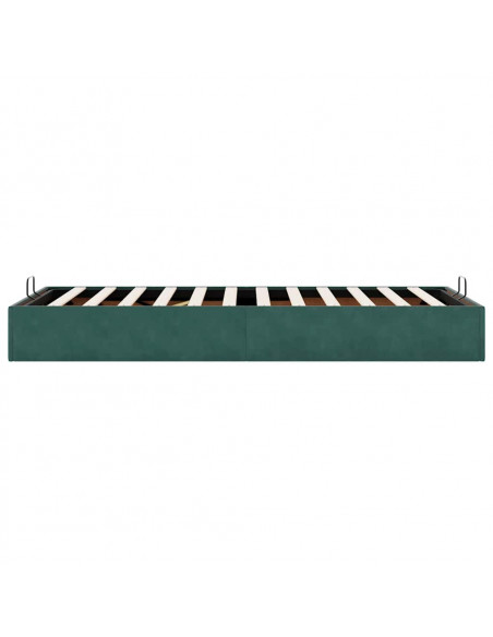 Struttura Letto Pouf Senza Materasso 80x200 cm Velluto