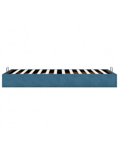 Struttura Letto Pouf Senza Materasso 80x200 cm Velluto