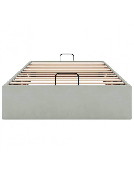 Struttura Letto Pouf Senza Materasso 80x200 cm Velluto