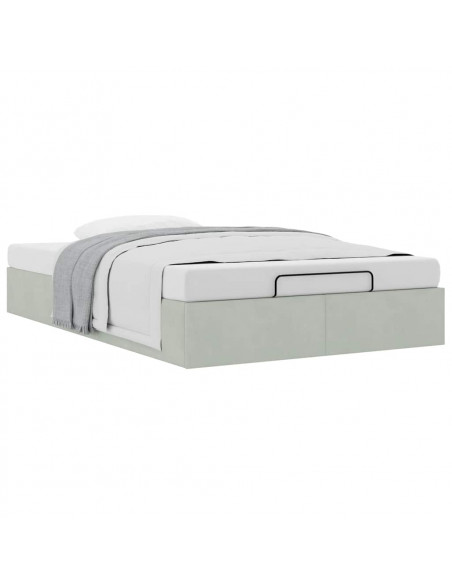 Struttura Letto Pouf Senza Materasso 120x200 cm Velluto