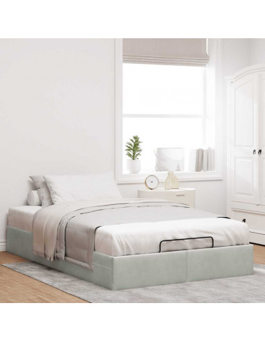 Struttura Letto Pouf Senza Materasso 120x200 cm Velluto