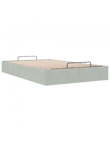 Struttura Letto Pouf Senza Materasso 120x200 cm Velluto