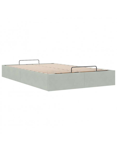 Struttura Letto Pouf Senza Materasso 120x200 cm Velluto