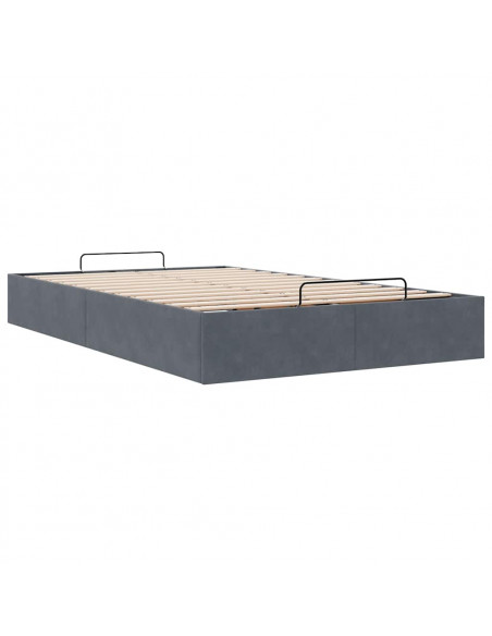 Struttura Letto Pouf Senza Materasso 120x200 cm Velluto