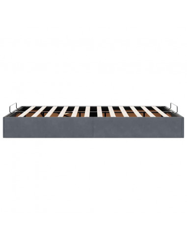 Struttura Letto Pouf Senza Materasso 120x200 cm Velluto