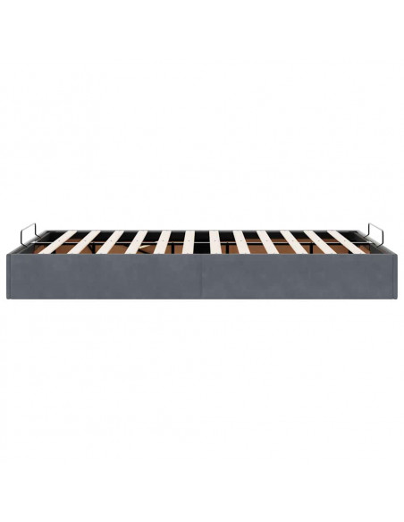 Struttura Letto Pouf Senza Materasso 120x200 cm Velluto