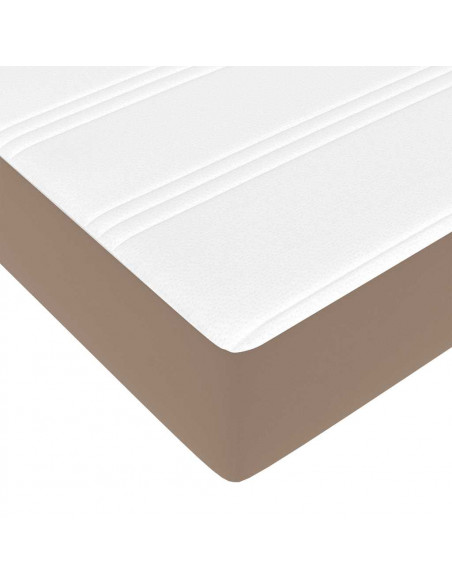 Struttura Letto Pouf con Materasso 80x200 cm Similpelle