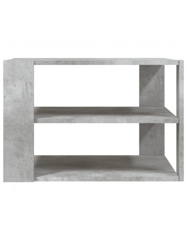 Tavolino da Salotto Grigio Cemento 59,5x59,5x40 cm Multistrato