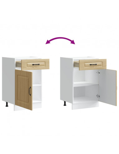 Base da Cucina Kalmar Rovere Sonoma in Legno Multistrato