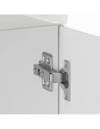 Base da Cucina Kalmar Bianco Lucido in Legno Multistrato