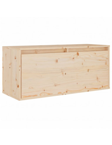 Mobili Porta TV 4 pz in Legno Massello di Pino