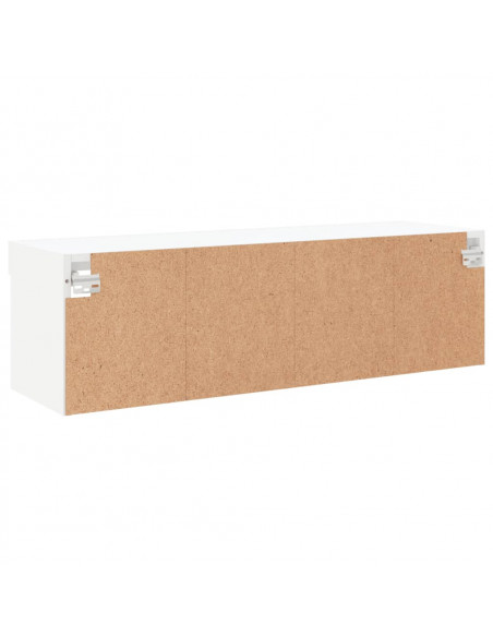 Mobile Porta TV con Luci LED Bianco 100x30x30 cm
