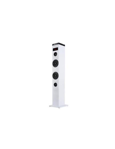 NGS Speaker a Torre Sky Charm Bluetooth USB RadioFM AUX 50W Bianca