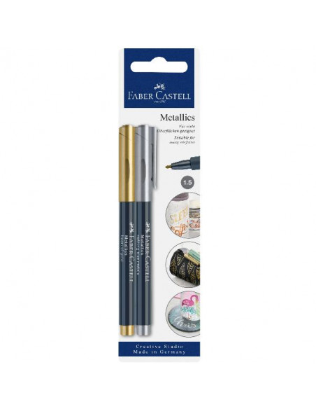 CF2 BLISTER MARKER METALLIC ORO/ARG