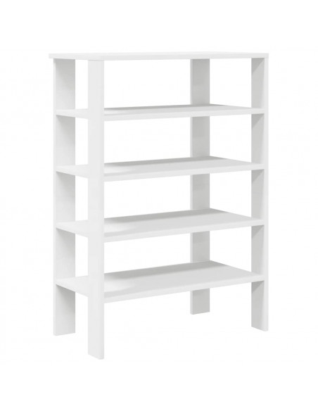 Scarpiera Bianca 61x32x87,5 cm in Truciolato