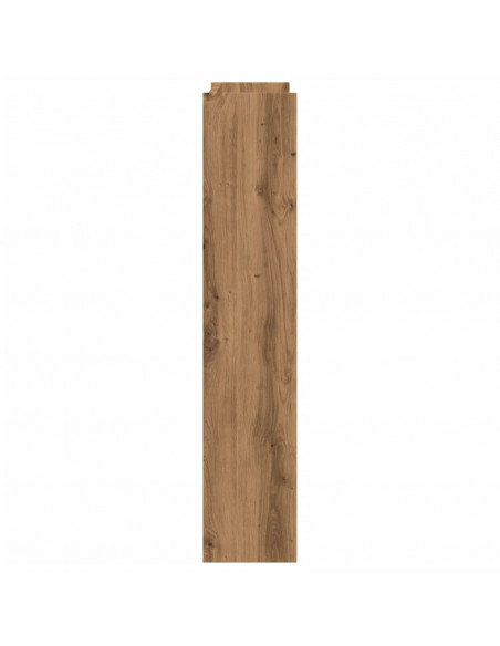 Scarpiera a Muro Rovere Artigianale 80x18x90 cm in Truciolato