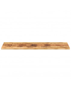 Piano per Tavolo 140x50x2,5cm Rettangolare Legno Mango Grezzo 2