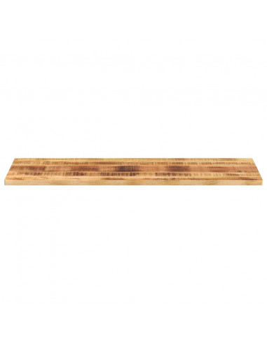 Piano per Tavolo 140x50x2,5cm Rettangolare Legno Mango Grezzo