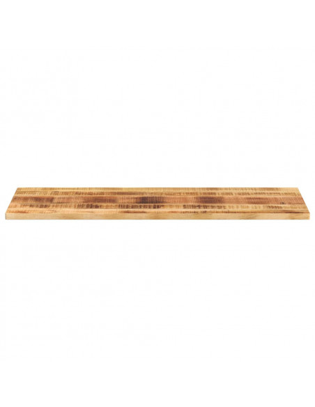 Piano per Tavolo 140x50x2,5cm Rettangolare Legno Mango Grezzo