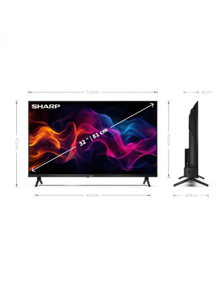 32 FHD QLED FRAMELESS GOOGLE TV