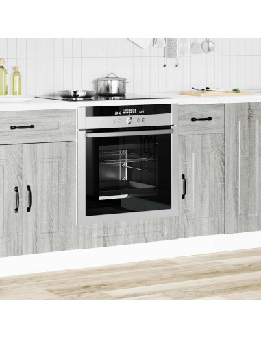 Armadio Forno Kalmar Grigio Sonoma Legno Multistrato