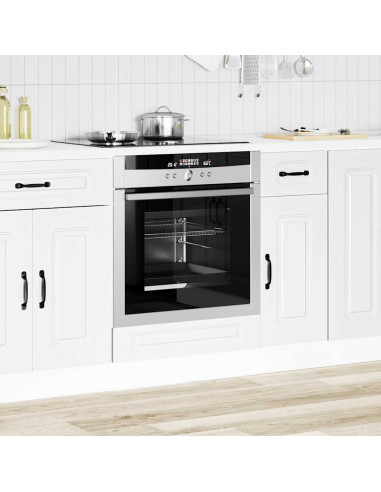 Armadio per Forno Kalmar Bianco in Legno Multistrato