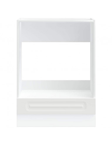 Armadio per Forno Kalmar Bianco in Legno Multistrato