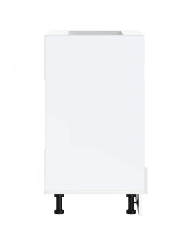 Armadio per Forno Kalmar Bianco Lucido in Legno Multistrato