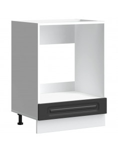 Armadio per Forno Kalmar Nero in Legno Multistrato