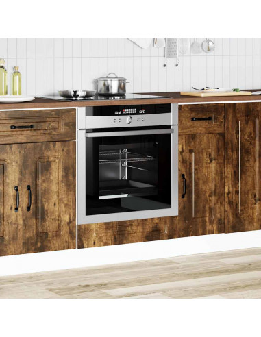 Armadio per Forno Kalmar Rovere Fumo in Legno Multistrato