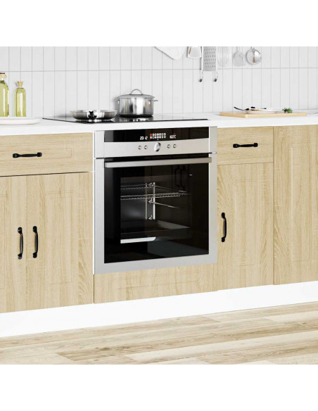 Armadio per Forno Kalmar Rovere Sonoma in Legno Multistrato