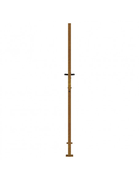 Cancello da giardino 100x200 cm in acciaio Corten con design erba