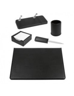 SET SCRIVANIA 5 PEZZI NERO